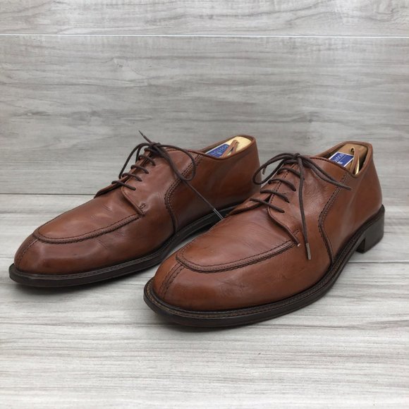 Vito Rufolo Shoes Mens 8.5M Brown Leather Lace Up Derby Oxfords main image 8